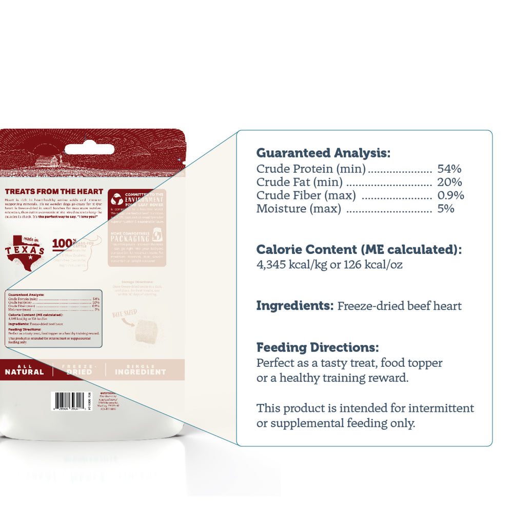 
                  
                    100% Freeze-Dried Beef Heart
                  
                