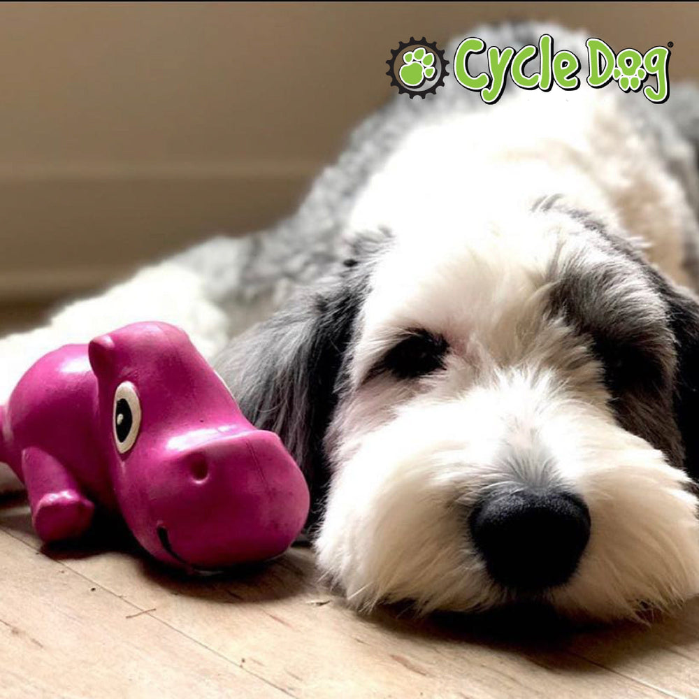 
                  
                    Dog Snuggling Pink Hippo Dog Toy
                  
                