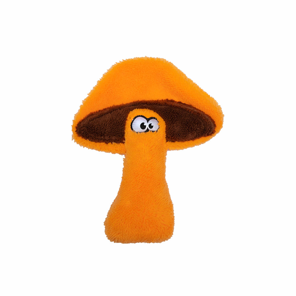 Cycle Dog Duraplush Mushroom Dog Toy Orange